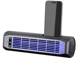 Ventilador De Mesa Pequeno, Silencioso, Recarregável, Oscilante, Com