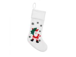 Laxiscreed Meias De Natal Brancas Com Personagens Decorativos Para Natal