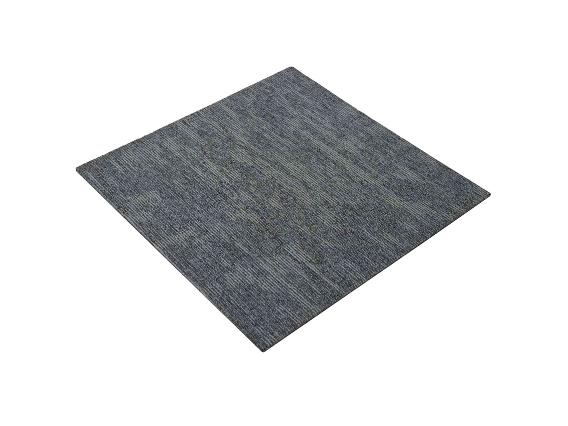 Conjunto 36 Azulejo De Carpete Vidaxl Cinzento Polipropileno (50 X 50 Cm)