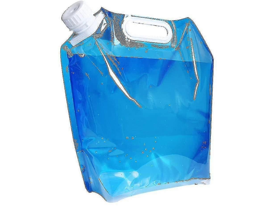 Bolsa de Água Dobrável 5 Litros, Reservatório Água, Balde, Sacola Compras para Caminhadas, Viagens Carro, Camping e Churrasco Ao Ar L GOKOCO