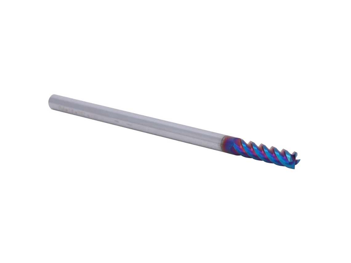 Laxiscreed Fresa De Cnc Com 4 Foles, Aço Tungstênio, Revestimento Nano, Dureza Hrc65°