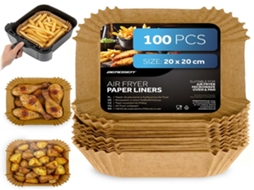 Lurelia Papel Para Air Fryer, 100 Unidades, 20 X 20 Cm