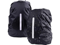 Capa de Chuva Impermeável para Mochila BRILVIBERA com refletora, pacote com 2 XL (56, 70l)