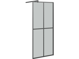 Shower Screen, Shower Screens Vidaxl Preto Vidro (90 X 195 Cm)
