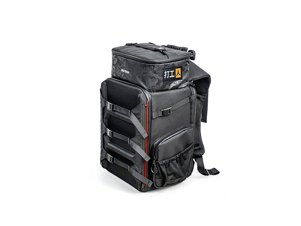 Mochila À Prova Explosão Bateria Hglrc 33.5l Impermeável Resistente Viagem Capa Chuva Suporte Lombar Compartimento Tripé Laptop 16" Drone Corrida Fpv
