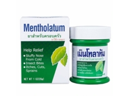 Mentholatum 85g 35% Mentol Bálsamo de Massagem Extra Conforto Muscular, Articular Respiratório Formato Familiar