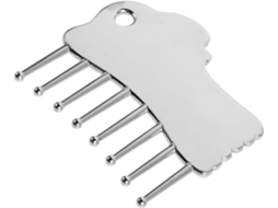 Ferramenta Metallic League Gua Sha - Caneta Metálica para Massagem Facial e Corporal