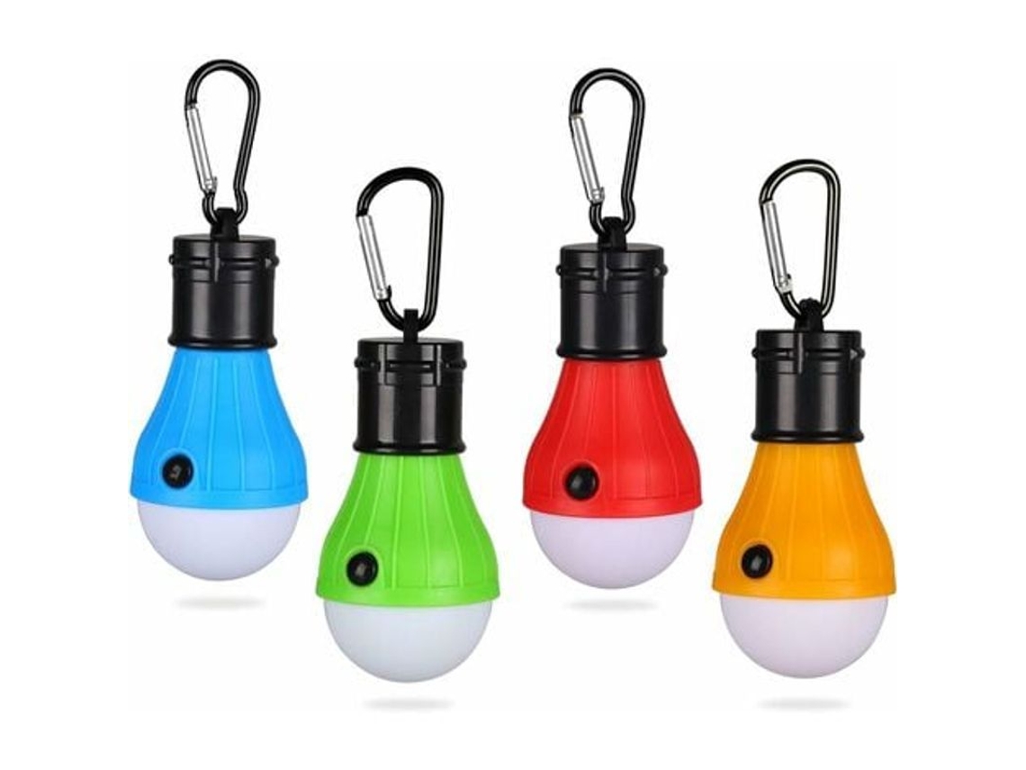 Nova Line conjunto de 4 Lanternas de Camping Led com 3 Modos Luz Emergência para Campismo Trilhas Pesca Atividades