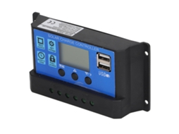 Controlador De Carga Solar Pwm 10a, 12v/24v Com Tela Lcd E Reconhecimento Automático