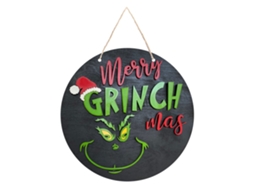 Guirlanda de Natal para carro com luzes LED e laço vermelho, decoração de feriado LAXISCREED