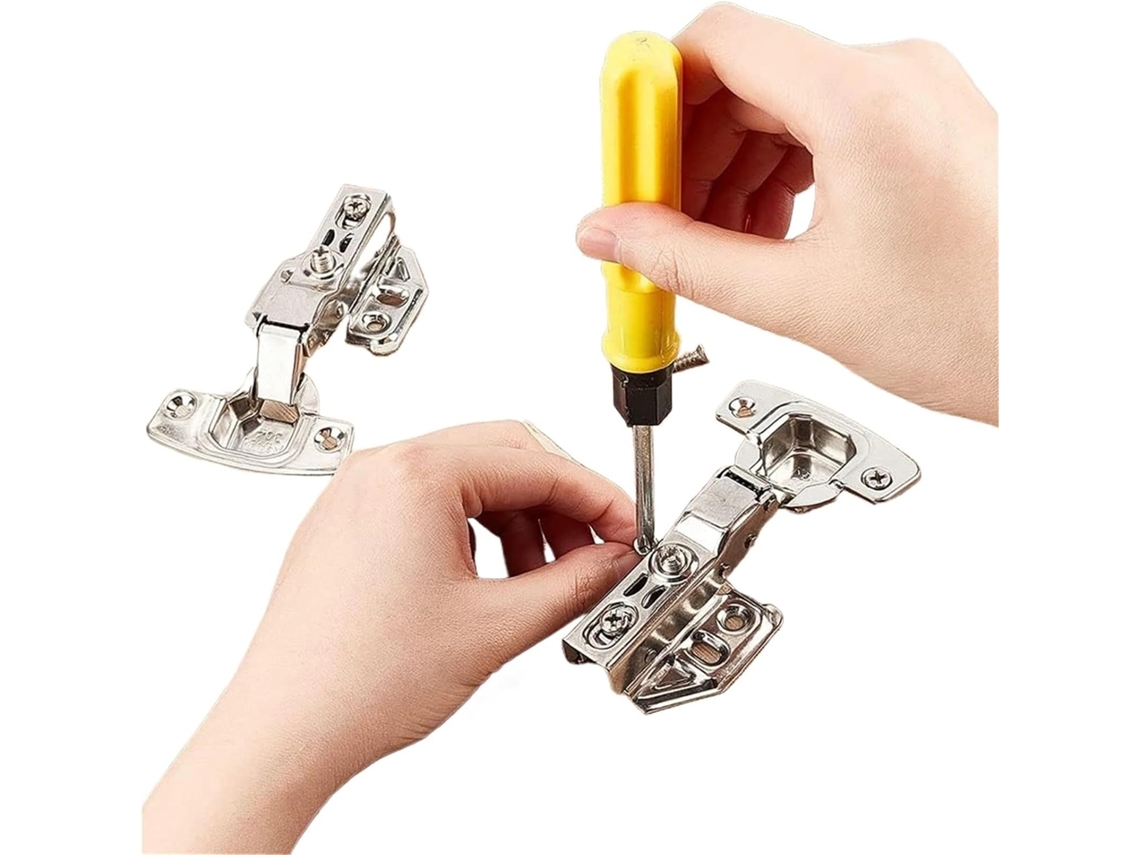 Dobradiças De Aço Inoxidável Para Portas Armário Com Amortecimento, Fechamento Automático, Ferragens Para Portas Ocultas