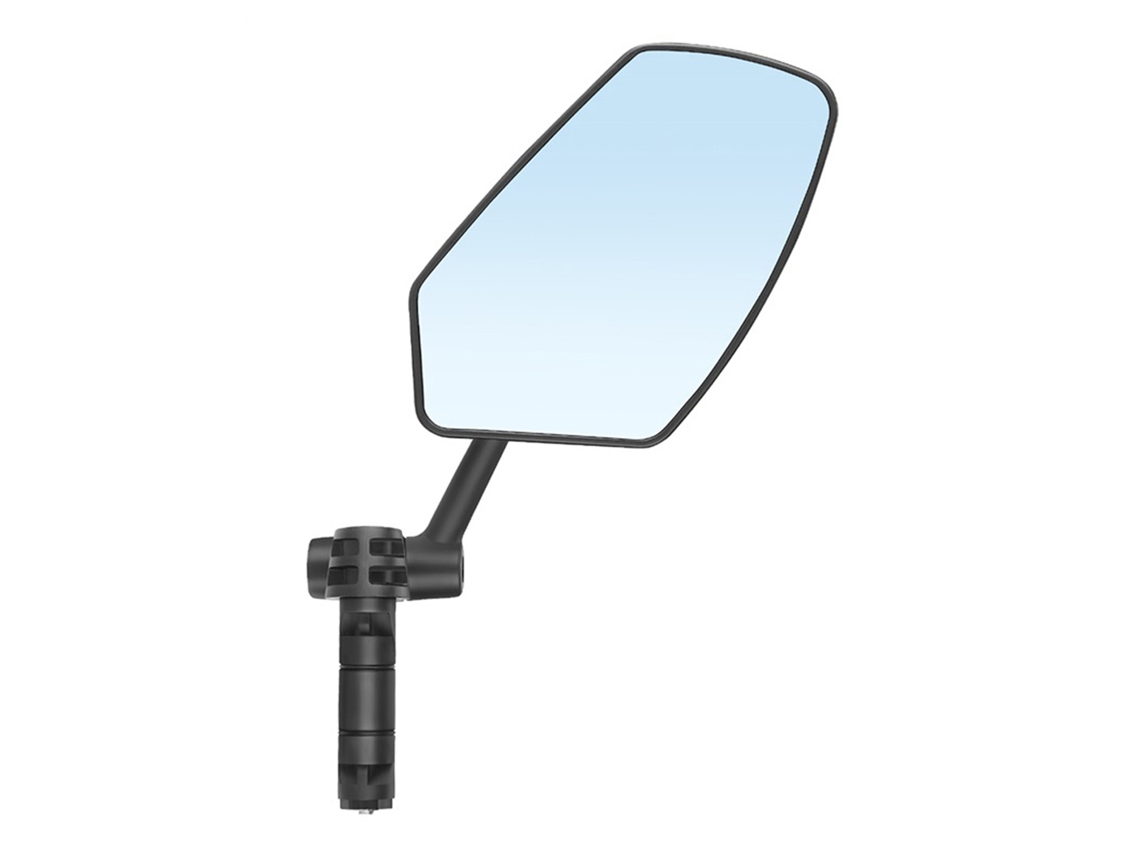 Espelho Retrovisor Para Bicicleta Com Ângulo Ajustável Largo, Seguro E Fácil De Instalar, Lado Esquerdo