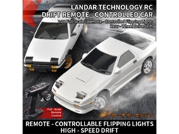Carro Rc Ldrc 1802 Rtr 1/18 2.4g Rwd Branco Com Duas Baterias, Comando, Drift, Giroscópio, On-road, Modelos De Veículos De Proporção Total, Brinquedo