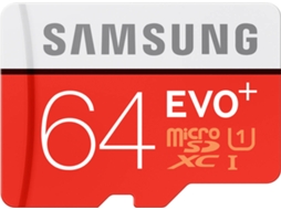 Cartão de Memória MicroSD SAMSUNG U1 64GB Class10 — Micro SD | 64 GB