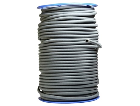 Corda Elástica Cinza 70 Metros Qualidade Profissional Cabo Elástico 9Sw Diâmetro 9 Mm - Fabricado na França TECPLAST