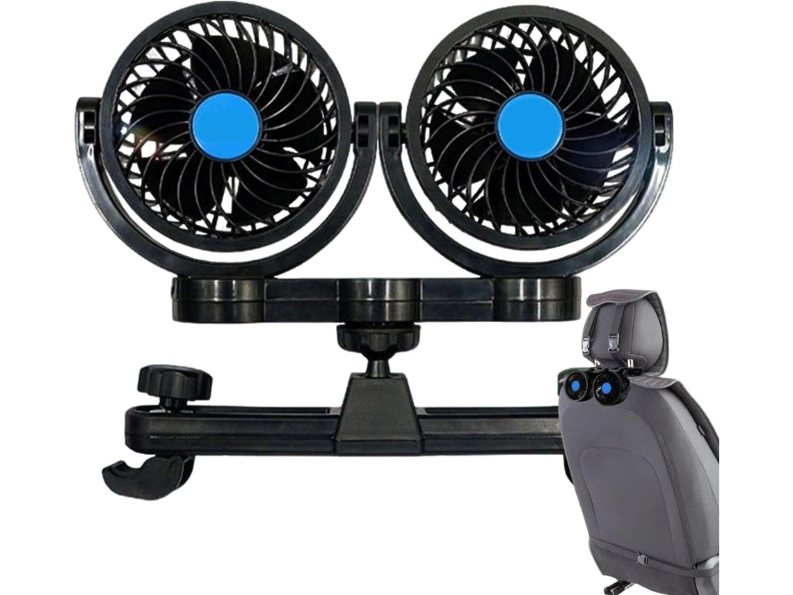 Ventilador Potente Para Carro, Refrigerador Portátil Ajustável
