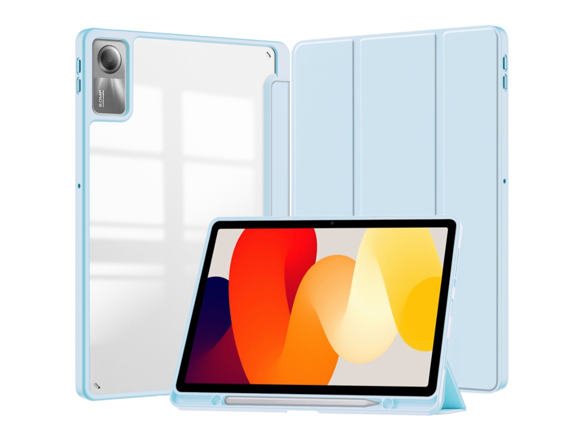 Capa Para Xiaomi Redmi Pad 2 Se (9.7") 2026 Azul Claro Cuich