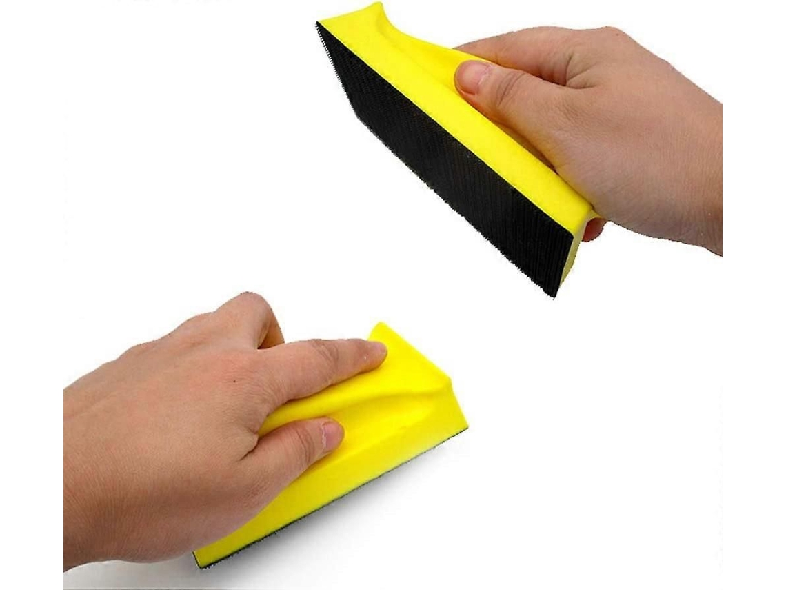 Bloco De Lixar Com Velcro Para Restauração De Móveis E Madeira (1 Peça)