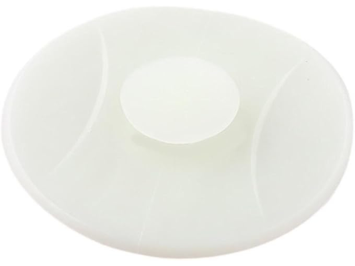 Tampa de Ralo em silicone branco com anti vazamento para cozinha e pia AQUAFORGE