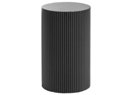 Mesa De Apoio Beliani Claire De Mdf Preto 30x30x50