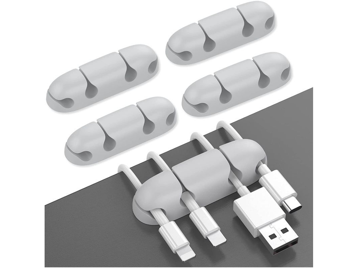 Apoios para Cabos YURU, 3 Pack, Organizadores com Adesivo Forte, Para Cabos USB e Energia