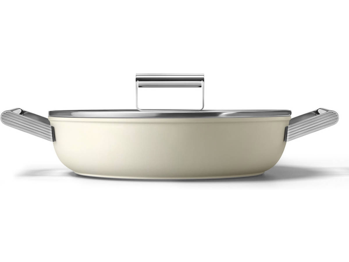 Caçarola SMEG DPF2812CRM Creme (28 cm)