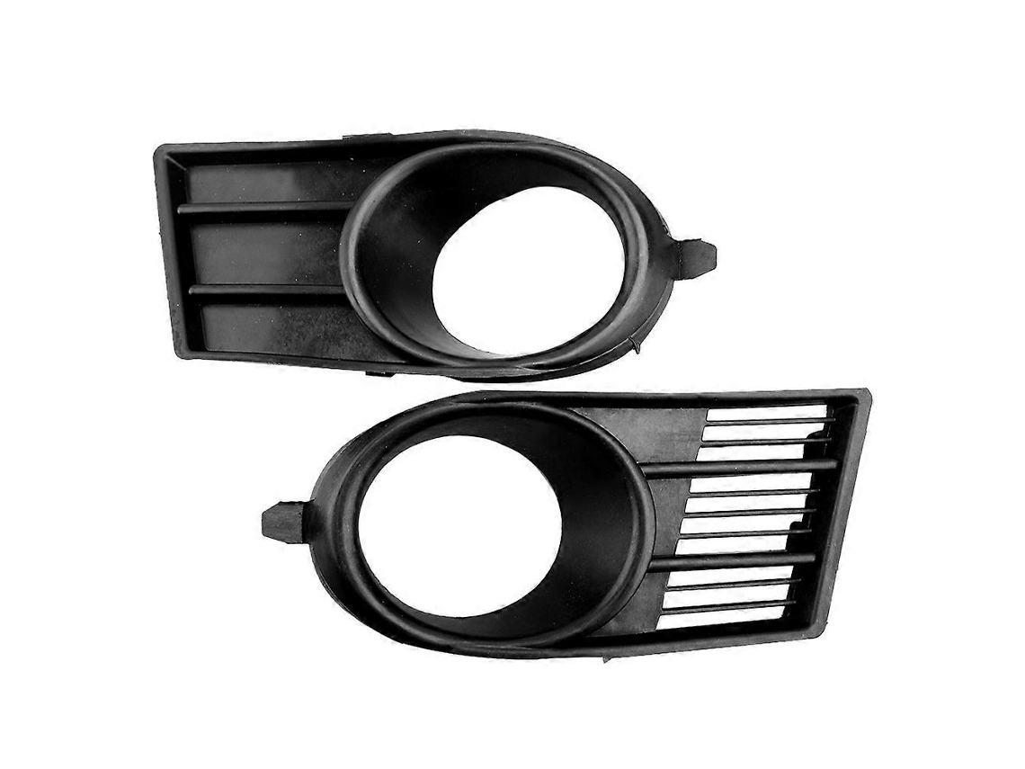 1 Par De Grades De Acabamento Da Tampa Do Farol De Neblina Do Para-choque Dianteiro Do Carro