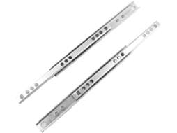 Corrediças Laterais Para Armário, 2 Pares, Com Rolamento De Esferas, Trilho Telescópico De 2 Seções Para Gavetas 182mm C