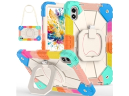 Capa Para Redmi Pad 2 Pro De 12,1 Polegadas (2025), Proteção Completa, Alça De Ombro Inclusa. Cor: Bege. Czhhmart