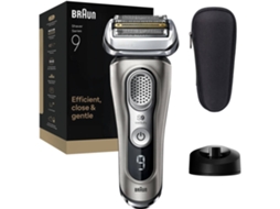 Máquina de Barbear BRAUN S9-9325 S Metal nobre/Preto (Outlet Grade B - Recarregável)