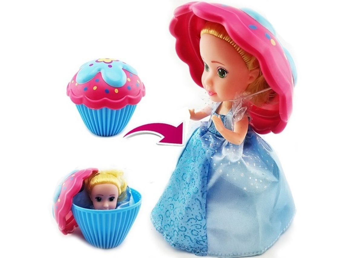 Mali boneca Princesa Surpresa Transformável Cupcake Brinquedo Infantil Presente de Aniversário