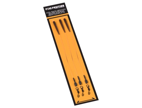 Pole Position Kickback Section Crimped Complete 15 Cm Leader Dourado