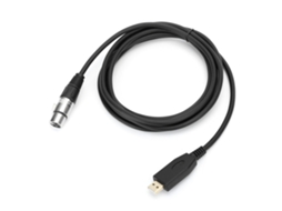 Cabo Lurelia XLR USB 2.0 macho/fêmea de 200 cm, para microfones, iPhone e iPad.