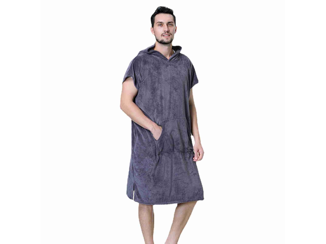 Mali roupa de Banho Capuz Impermeável para Homem e Mulher Pano de Banho de Poliéster Macio para Praia Surf Mergulho