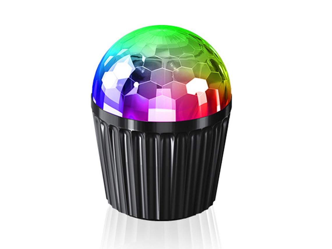 2026 lâmpada de Bolas Mágicas de Cristal com Luzes Led Projeção Colorida Ativada por Som para Casa Ktv Festa Usb