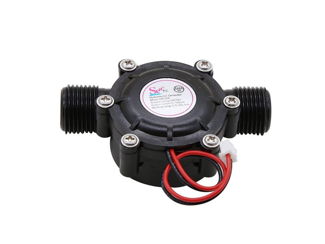 Gerador de Turbina Hidroeléctrica S/MARCA, micro, carga DC12V, HHJ, para rádio e luzes LED