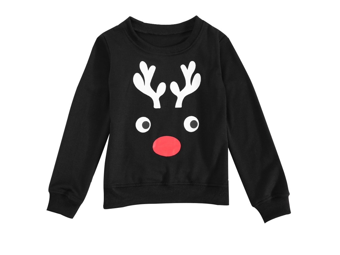 Laxiscreed Camisa De Natal De Manga Longa Com Gola Redonda, Tamanho L Para Família