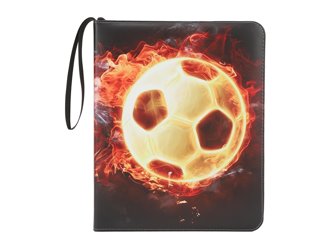 Binder De Cartas 9 Bolsos Album Para Colecionar Cartões 900 Cartas Pu Couro Fotocard Binder