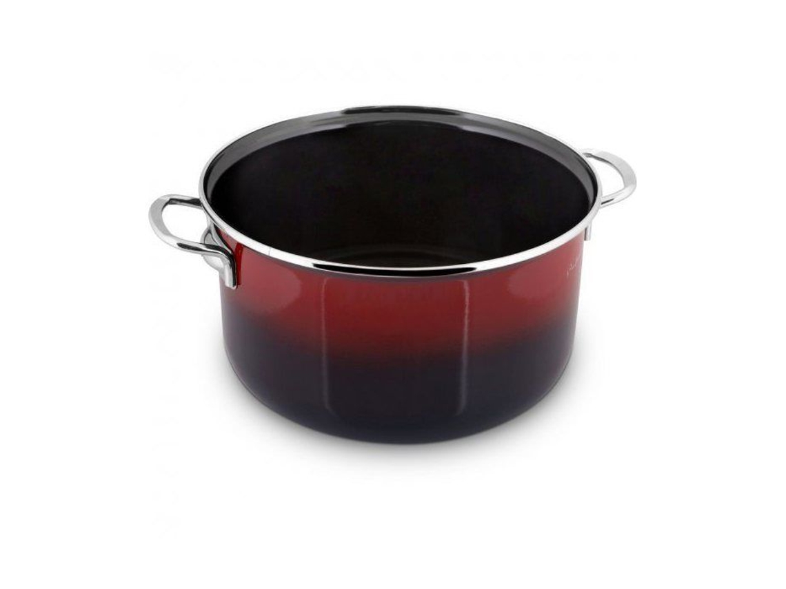Caçarola Esmaltada LAMART 24 cm Compatível com Vermelho Indução