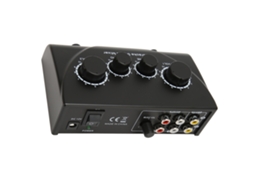 Misturador De Som Karaoke Profissional Plug And Play Com Pre-amplificador De 2 Microfones Para Sistema De Home Theatre 100‑240v Plug Us