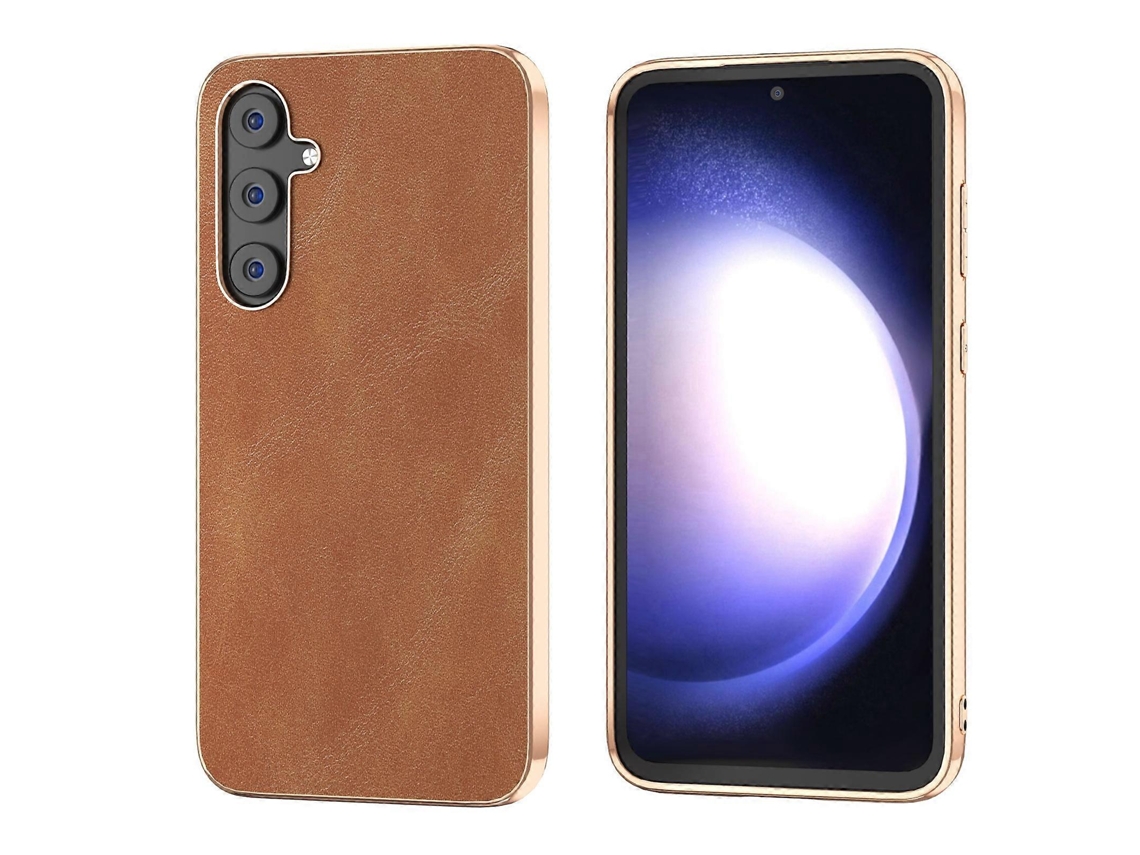 Capa Para Celular Em Pu Com Textura De Couro Bovino E Revestimento Nano