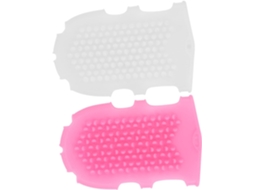 Conjunto De 2 Escovas Massagem Silicone Seguras, Escova Esfoliante Corporal Para Spa E Cuidados Com A Pele