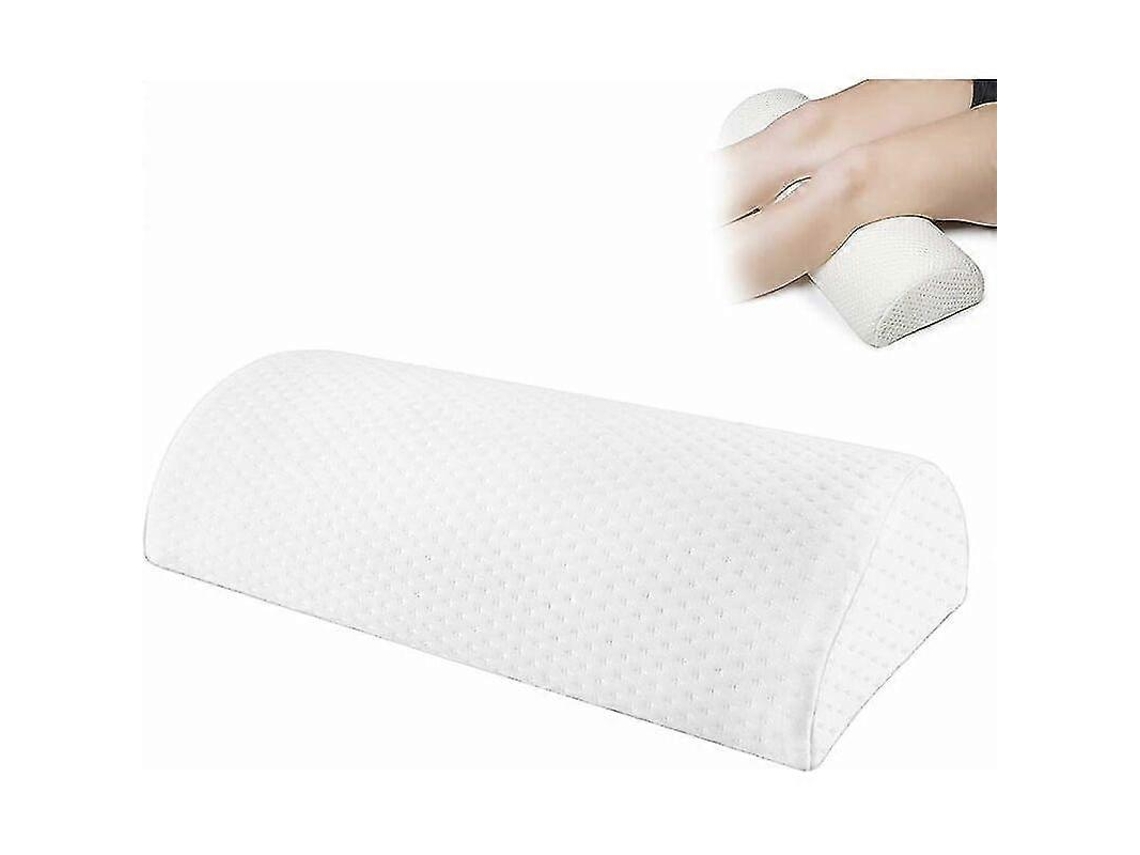 Travesseiro Cilíndrico, Espuma Viscoelástica, Branco AQUAFORGE