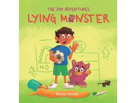 Livro Lying Monster de Natasha Gonzalez (Inglês)