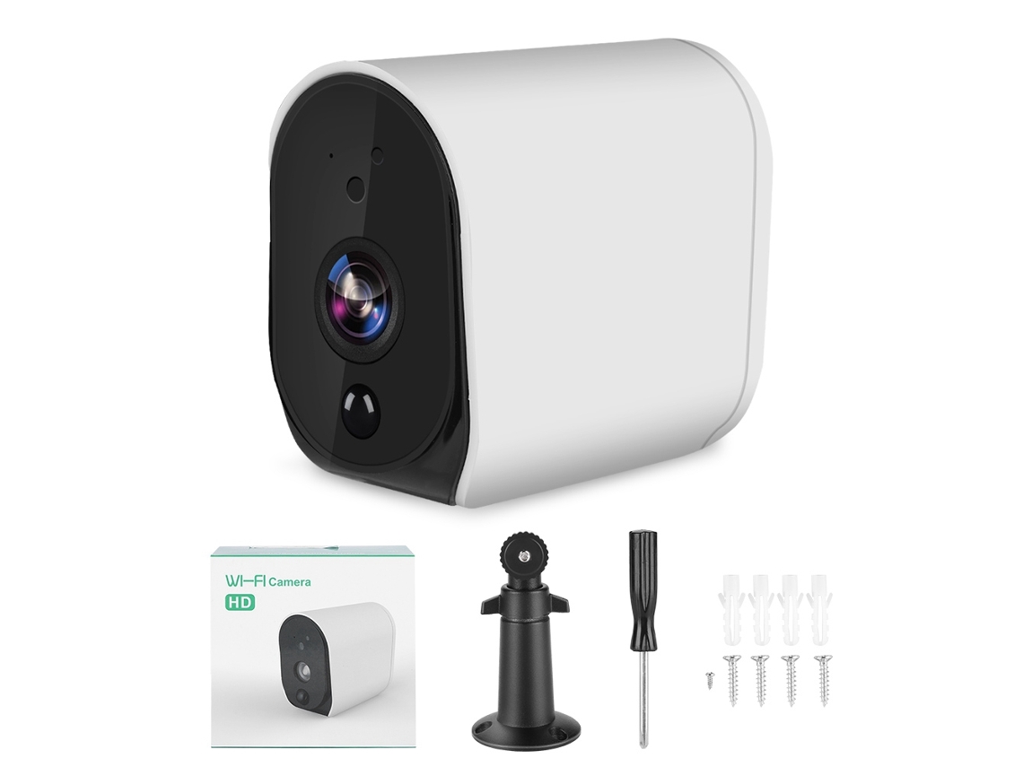 Câmera 1080p Wifi À Prova D'água (compatível Com Amazon Alexa + Adequada Para Cenários Internos E Externos)
