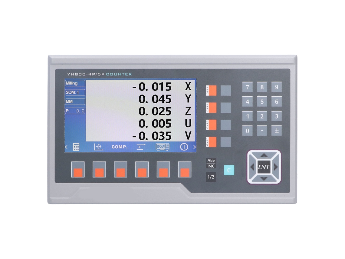 Display Digital Lcd Encoder Linear 5 axis para Fresadoras