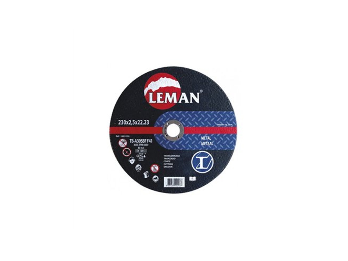 Disco De Corte De Aço Profissional 115x2,5x22mm 1602115 Leman