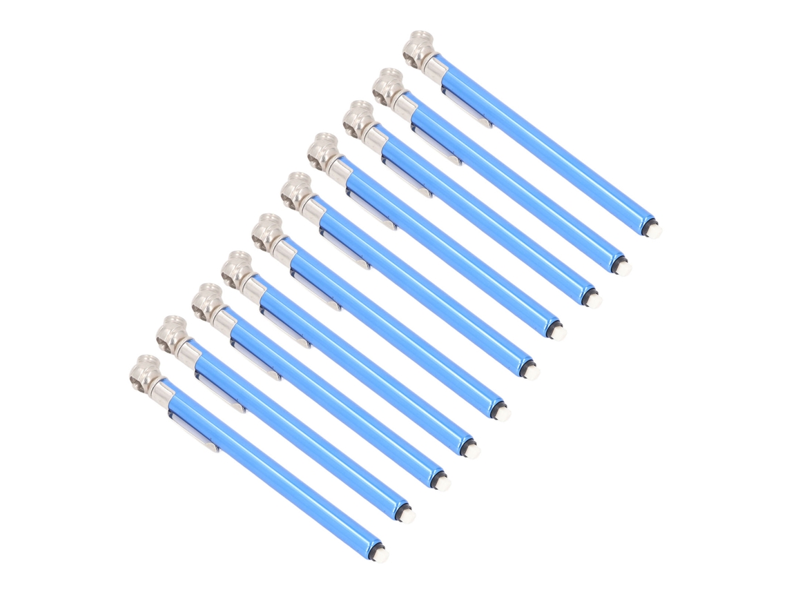 Laxiscreed Medidor De Pressão De Pneus Em Forma De Lápis Com Três Faixas E Escalas De Quatro Faces