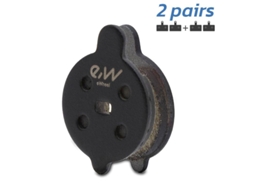 Pastilha De Resina Ct001-r Para Niu [ewheel] - 2 Conjuntos