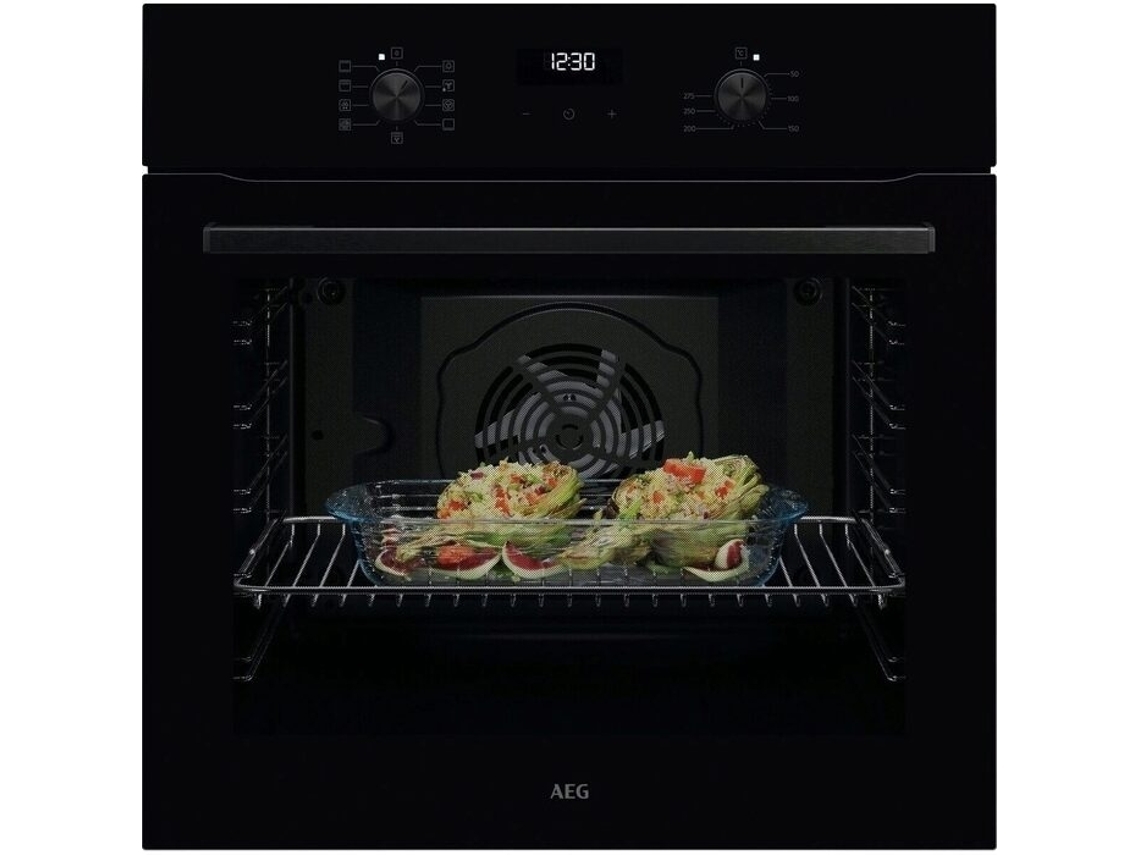 Forno AEG Multifunções TU5AB20WSK SurroundCook® (Outlet Grade B - 72 L - 59.4 cm - Hidrolítico - Preto)